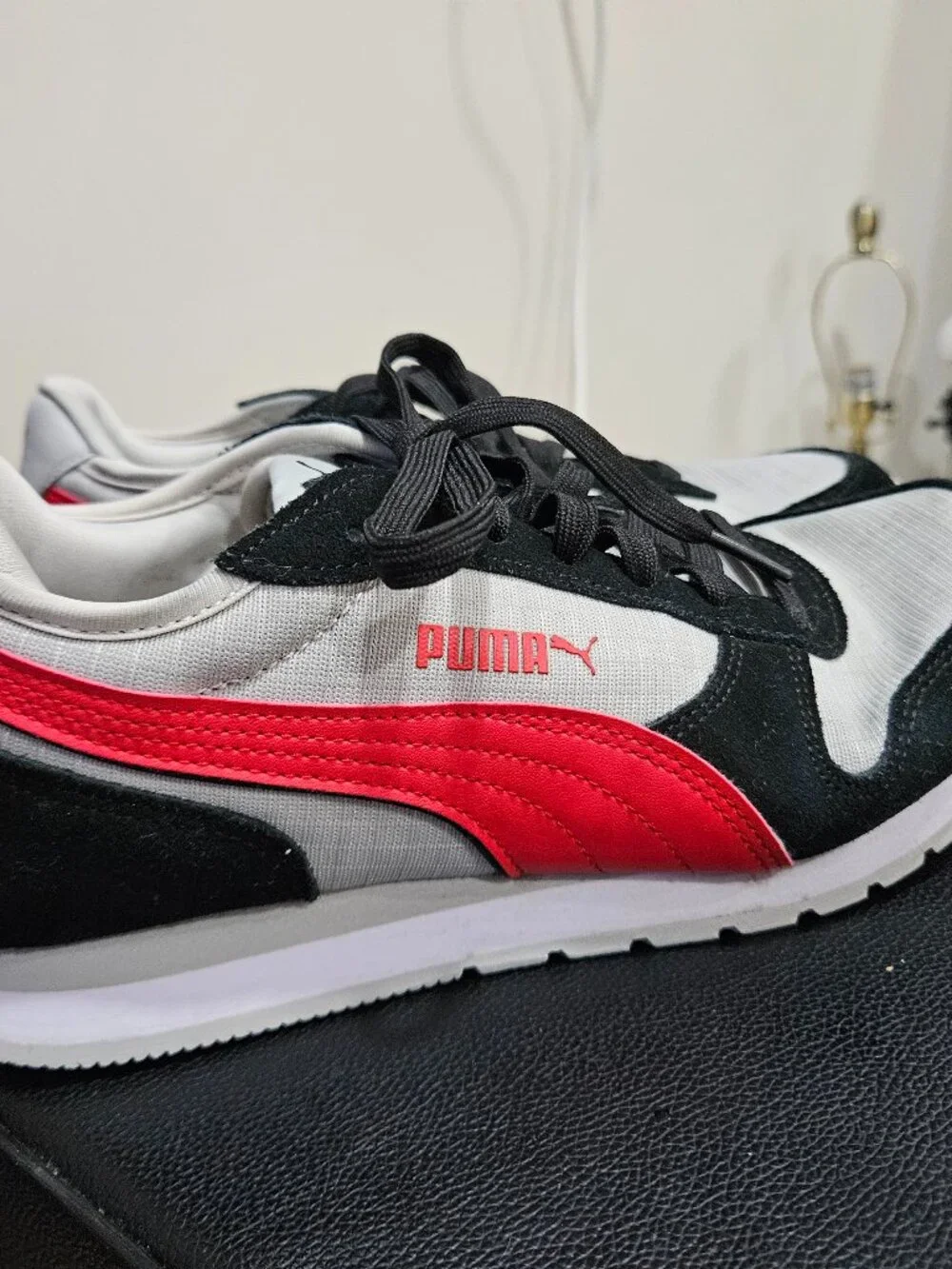 PUMA Soft Foam Tennis Shoes Size (  )  Red- Gray- Black-